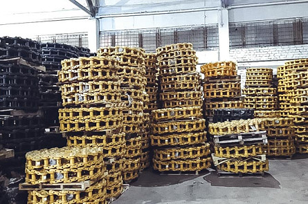 CR5350/49 Цепь гусеничная (49 зв) для экскаваторов JCB JS220LC / JS220LR (331/21574, KRA18630) Bulltrack