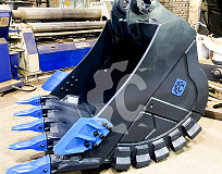 Ковш скальный усиленный 1,5м3 на экскаватор Hyundai R250