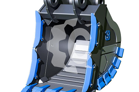 Ковш скальный усиленный 1,5м3 на экскаватор Hyundai R250