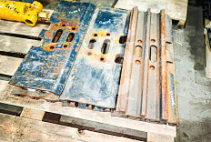 Башмак 3G 600 мм (демонтирован с новой техники) СК-0002500 KOMATSU