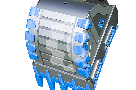 Ковш скальный усиленный 4,5м3 на экскаватор Komatsu PC800