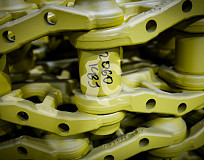 Цепь гусеничная 40L (жидкая смазка, полузвено) СК-0002060 KBJ