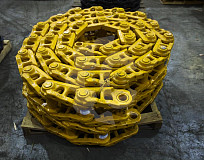 144-32-00012 Цепь гусеничная (37 зв) для бульдозеров Komatsu D60, D65 / Shantui SD16 (8203MJ-37000, VE40650037) CH