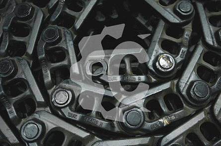 159-1519 - KRA1260 Цепь гусеничная (49 зв) для экскаваторов Sumitomo SK210LC-6 / SK210-8 (CR5350/49, KRA11500) BUK