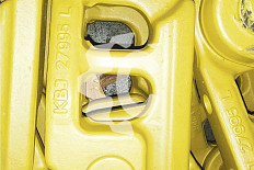 Цепь гусеничная 40L (жидкая смазка, полузвено) СК-0002060 KBJ