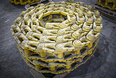 Цепь гусеничная 49L (жидкая смазка, полузвено, шаг 175мм) СК-0002390 KBJ