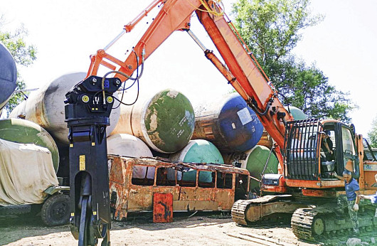 Отзыв_Гидроножницы для 20-тонного экскаватора Doosan