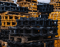 Цепь гусеничная 41L (жидкая смазка, полузвено под рядный башмак) СК-0033119 STF