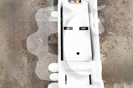 Гидромолот HydroMax HM68 с боковым креплением для экскаваторов-погрузчиков New Holland LB115B / Terex TBL860SX (СК-0042247)